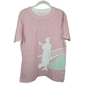 Litographs Great Gatsby Graphic Tee Literary Book Shirt Size Small